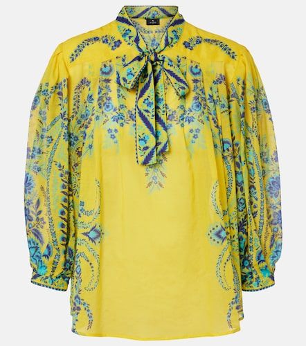 Etro Floral cotton top - Etro - Modalova