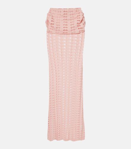 Draped pointelle maxi skirt - Aya Muse - Modalova