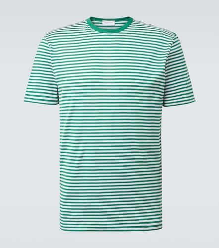 Camiseta de algodón a rayas - Sunspel - Modalova