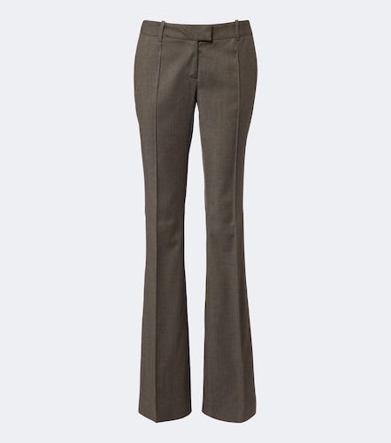 Low-rise wool-blend flared pants - The Attico - Modalova
