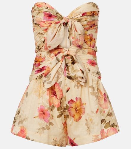Mono corto Mahon de algodón floral - Zimmermann - Modalova