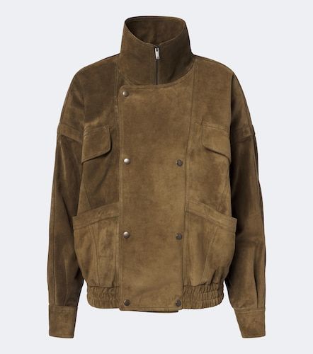 Saint Laurent Suede blouson jacket - Saint Laurent - Modalova