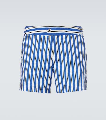 Tom Ford Striped poplin swim trunks - Tom Ford - Modalova