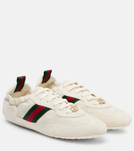 Sneakers Shift in canvas con suede - Gucci - Modalova