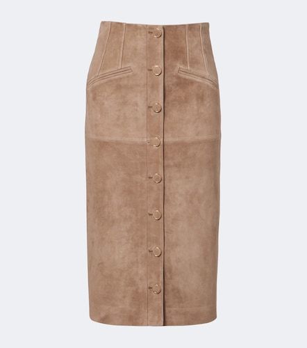Gonna midi Callisian in suede - Veronica Beard - Modalova