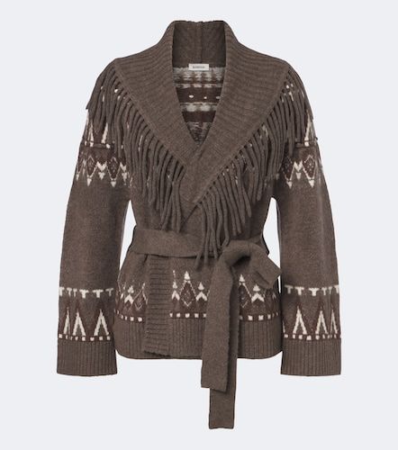 Anaise Fair Isle wool-blend wrap cardigan - Simkhai - Modalova