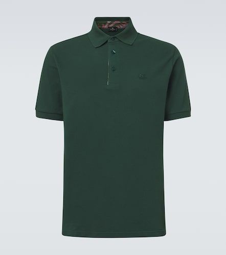 Polo Pegaso de piqué de algodón - Etro - Modalova