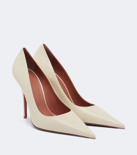 Amina Muaddi Barbara leather pumps - Amina Muaddi - Modalova