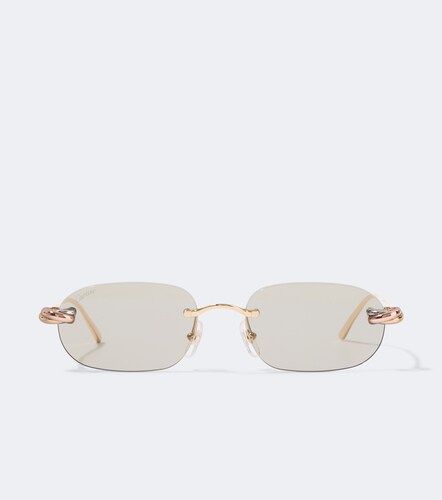 Gafas de sol ovaladas Trinity De Cartier - Cartier Eyewear Collection - Modalova