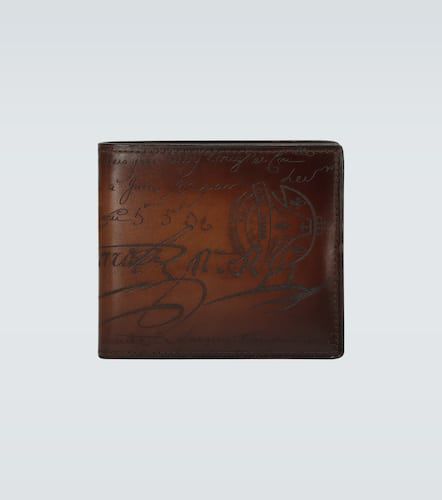 Makore Scritto leather card holder - Berluti - Modalova