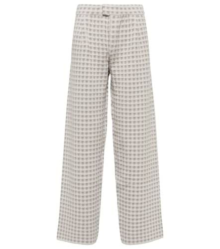 Basket-knit cashmere and cotton pants - Barrie - Modalova