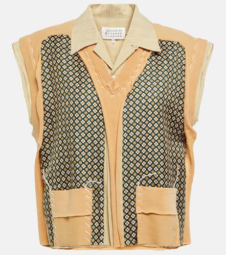 Printed cotton and silk shirt - Maison Margiela - Modalova