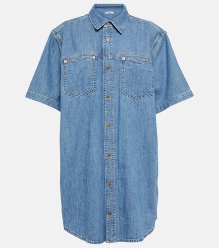 Oversized cotton denim shirt dress - Re/Done - Modalova