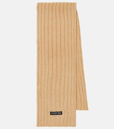 Ribbed-knit wool and cashmere scarf - Patou - Modalova