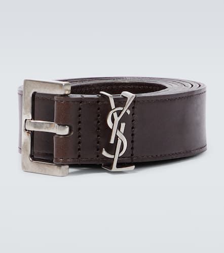 Cassandre leather belt - Saint Laurent - Modalova