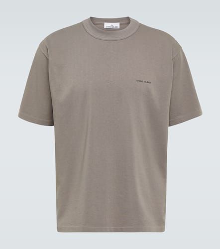 Camiseta de algodón con logo - Stone Island - Modalova