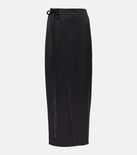 Racha wrap satin maxi skirt - Nanushka - Modalova