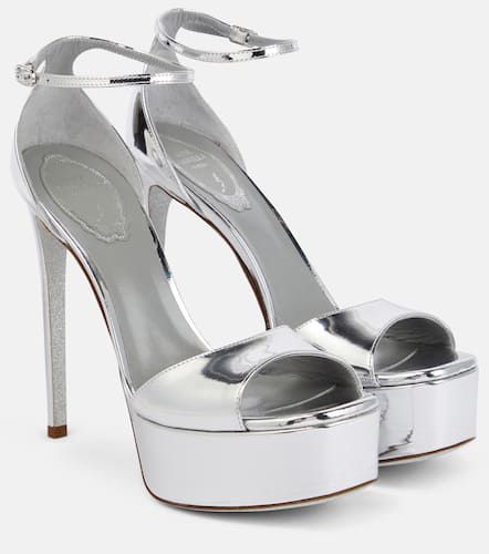 Anastasia mirrored leather platform sandals - Rene Caovilla - Modalova