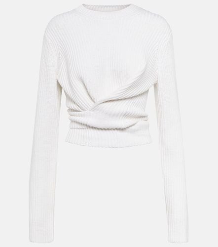 Label cotton and cashmere sweater - Proenza Schouler - Modalova