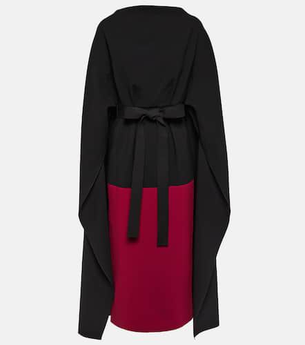 Cape-detail crÃªpe midi dress - Roksanda - Modalova