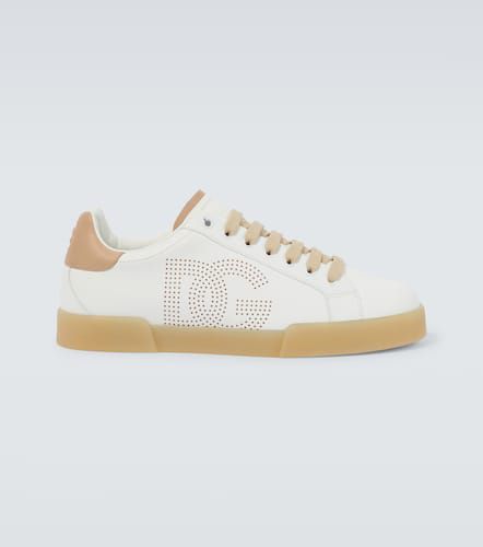 Dolce&Gabbana DG leather sneakers - Dolce&Gabbana - Modalova