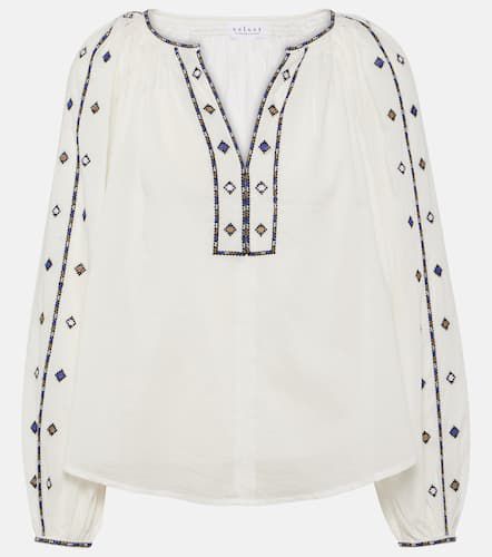 Velvet Tina embroidered cotton top - Velvet - Modalova