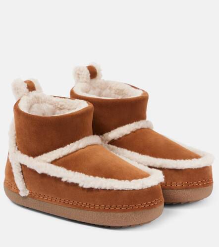 Classic Low shearling-trimmed suede snow boots - Inuikii - Modalova