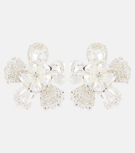 Floral crystal-embellished earrings - Magda Butrym - Modalova