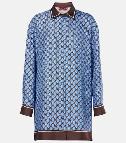 Gucci GG silk twill shirt - Gucci - Modalova