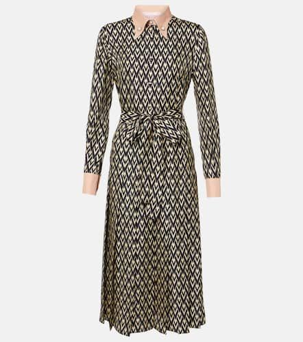 Toute La V silk twill shirt dress - Valentino - Modalova