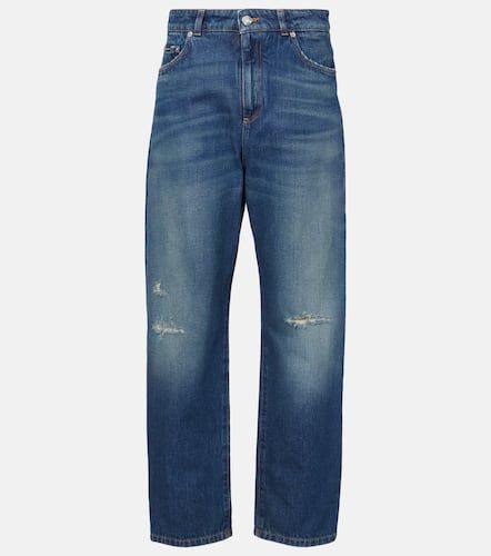 Distressed Straight Jeans - Dolce&Gabbana - Modalova