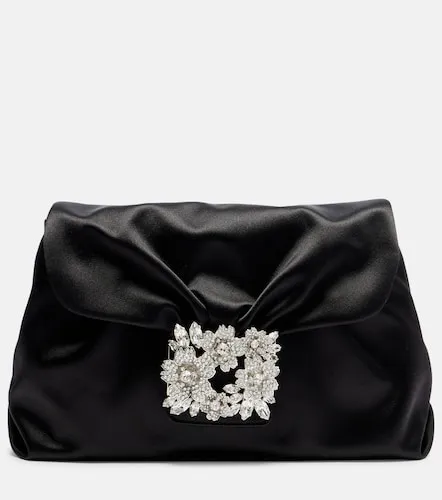 Clutch Efflorescence Mini de satén - Roger Vivier - Modalova