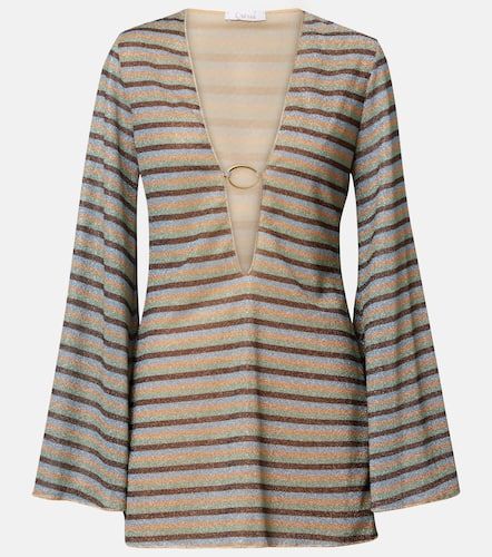 OsÃ©ree LumiÃ¨re striped minidress - Oseree - Modalova