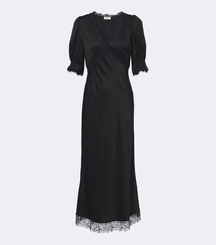 Abito midi Annina in raso con pizzo - Rixo - Modalova