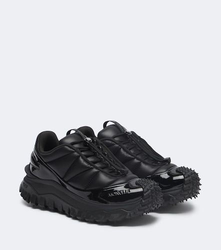 Trailgrip Puffer leather-trimmed sneakers - Moncler - Modalova