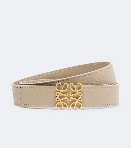 Loewe Anagram Bombe leather belt - Loewe - Modalova