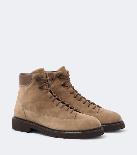 Stivali stringati Hiker in suede con pelle - Common Projects - Modalova