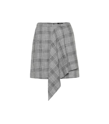 Doleyli checked cotton and wool skirt - Isabel Marant - Modalova