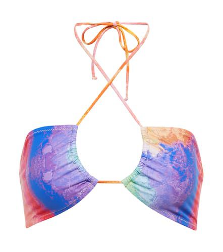 Printed cutout bikini top - Reina Olga - Modalova