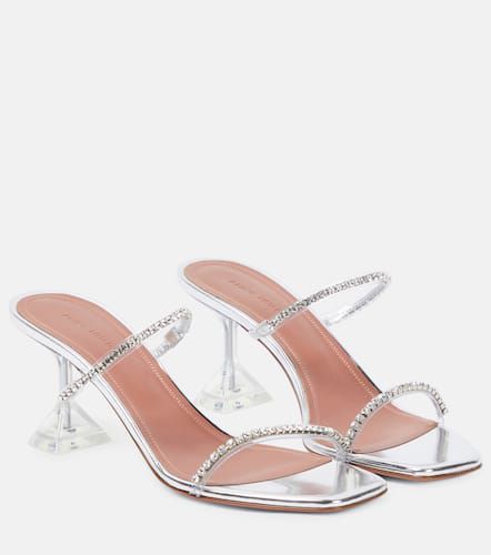 Gilda embellished PVC mules - Amina Muaddi - Modalova