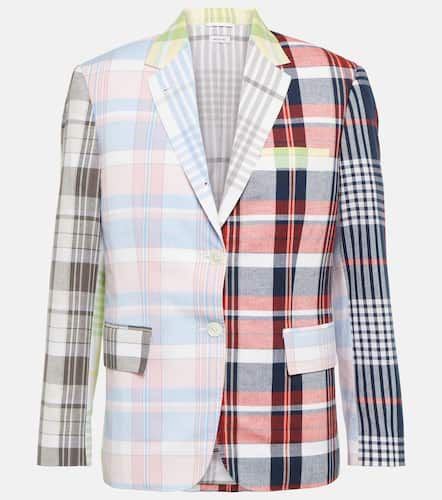 Thom Browne Patchwork cotton blazer - Thom Browne - Modalova