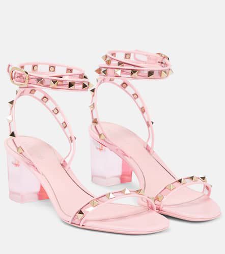 Rockstud leather and PVC sandals - Valentino Garavani - Modalova