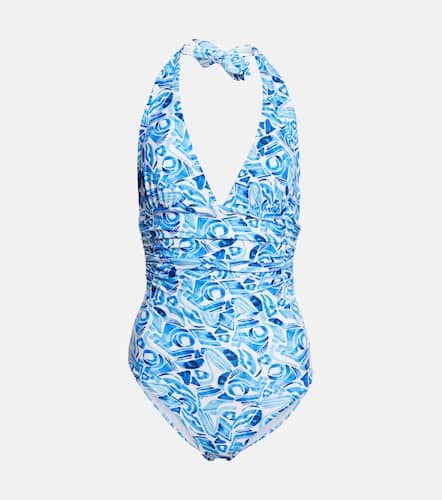 Seine printed halterneck swimsuit - Rebecca Vallance - Modalova