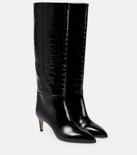 Botas altas de piel efecto coco - Paris Texas - Modalova