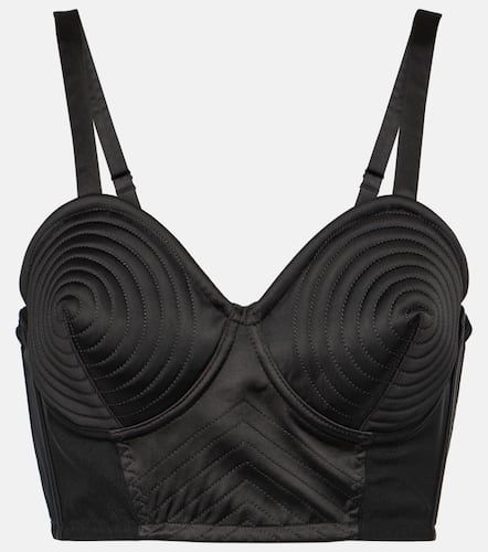 Tattoo Iconic satin bra top - Jean Paul Gaultier - Modalova