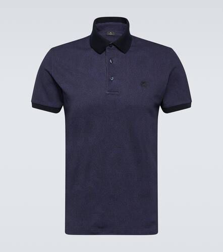 Paisley printed cotton polo shirt - Etro - Modalova