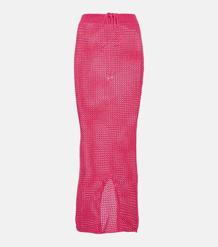 Aria semi-sheer knit maxi skirt - Bananhot - Modalova