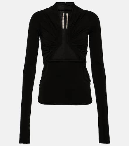 Rick Owens Cutout jersey top - Rick Owens - Modalova