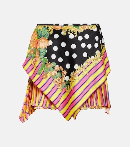 Versace Minifalda wrap estampada - Versace - Modalova