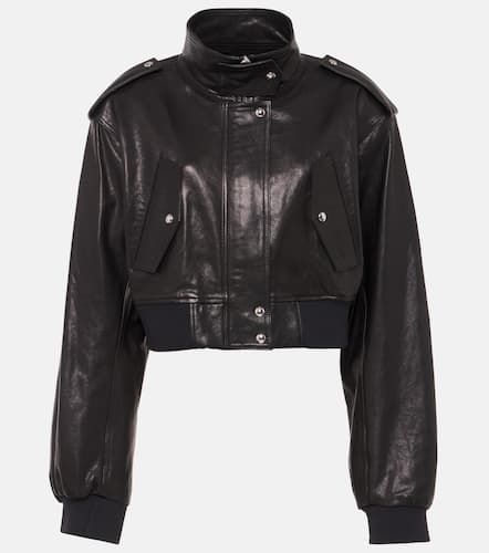 Kember cropped leather bomber jacket - Khaite - Modalova